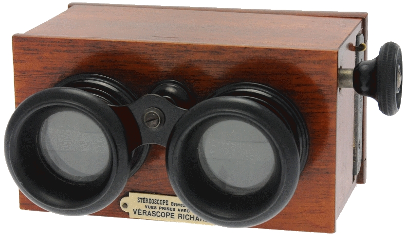 Vérascope Stéréo Jules Richard 45x107 Mm - Dos Plaques - État D'usage