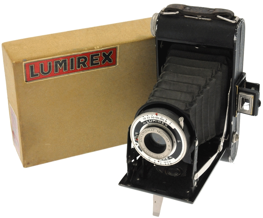 Folding LUMIÈRE LUMIREX lll Obj: SPECTOR 1:4,5 F=105mm sur